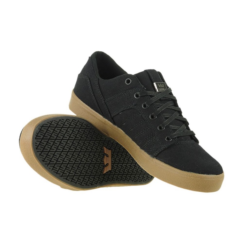 Supra SkyLow 1.5 Men's Low Tops Black | PCX-268741