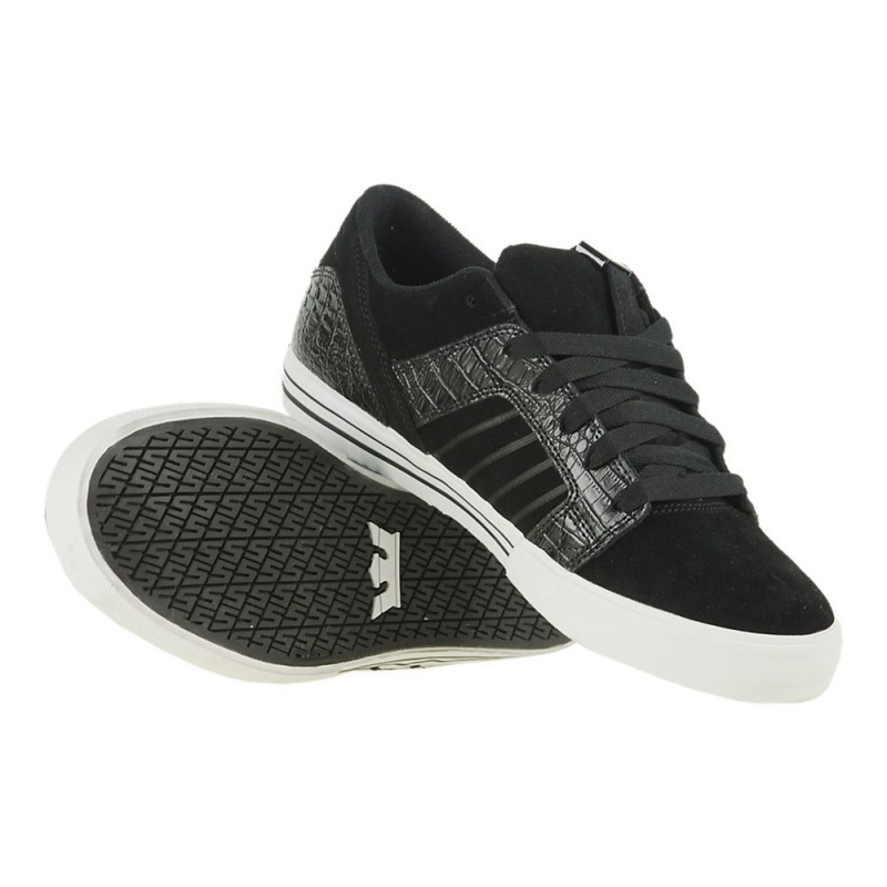 Supra SkyLow 1.5 Women's Low Tops Black | WDY-783425