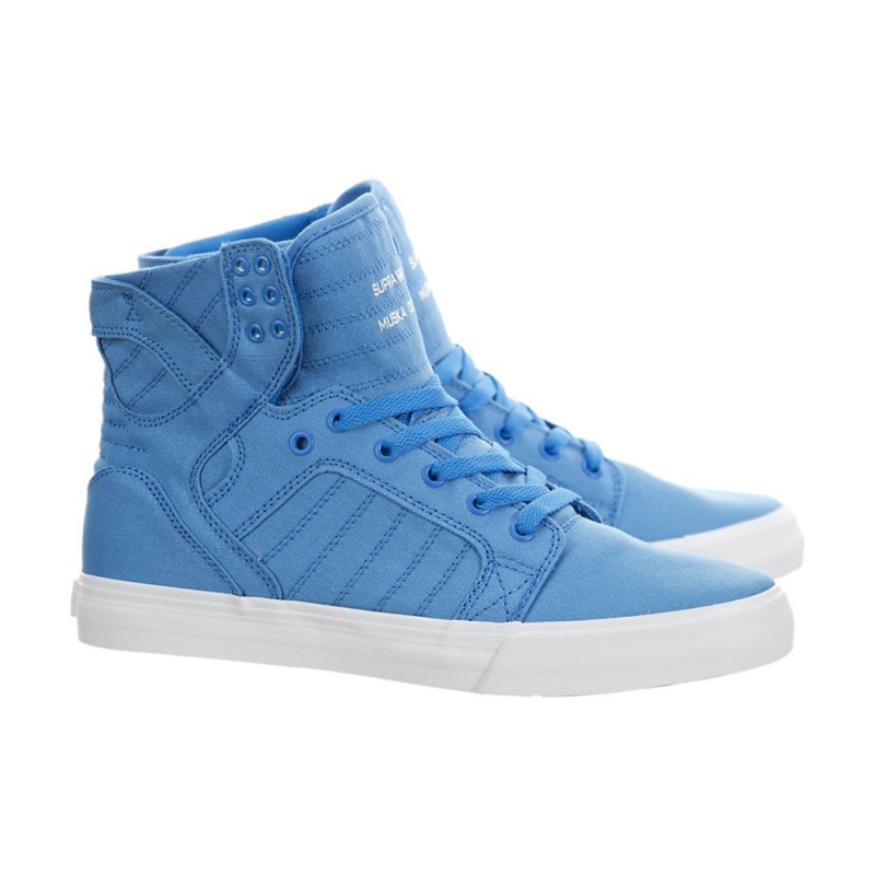 Supra SkyTop D Men's High Tops Blue | DNP-376148