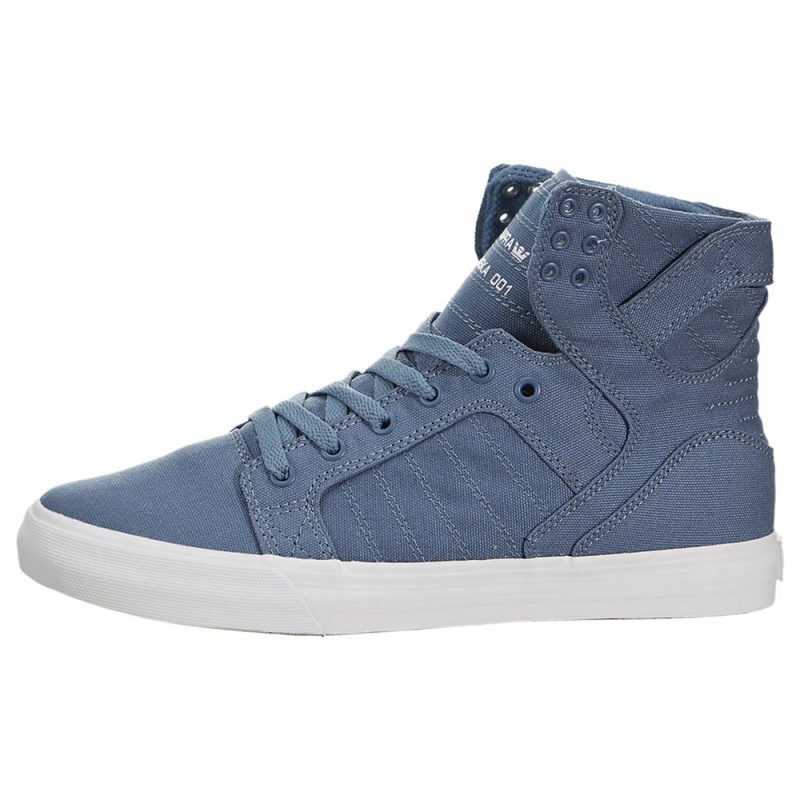 Supra SkyTop D Men\'s High Tops Blue | HUA-902683