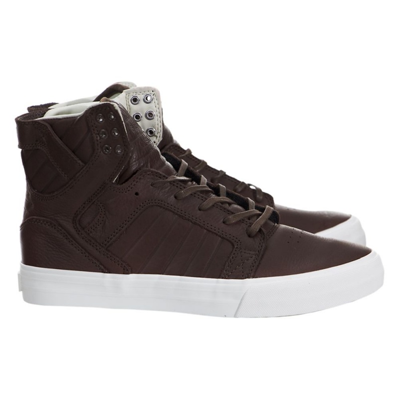 Supra SkyTop HF Men's High Tops Brown | FRG-948703