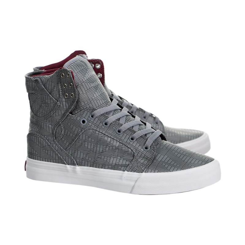 Supra SkyTop HF Men's High Tops Grey | VNB-936045