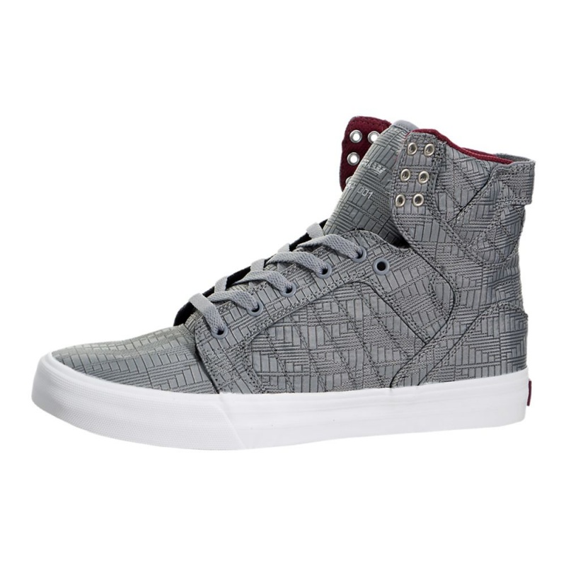 Supra SkyTop HF Men\'s High Tops Grey | VNB-936045