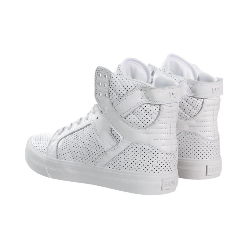 Supra SkyTop HF Women's High Tops White | CBZ-798452