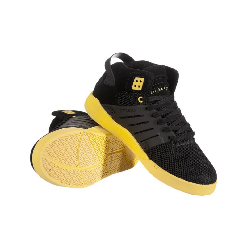 Supra SkyTop III Men's Skate Shoes Black | SRB-793064