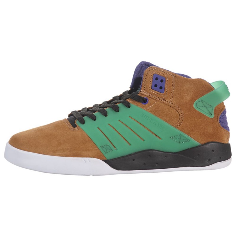 Supra SkyTop III Men\'s Skate Shoes Brown | IDM-517926