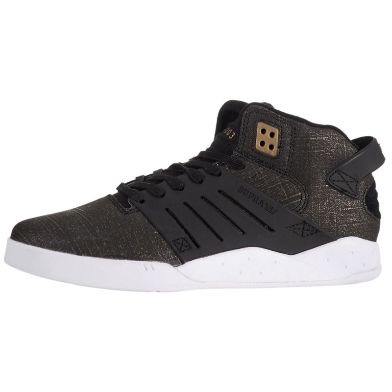 Supra SkyTop III Women\'s Skate Shoes Black | LHT-967504