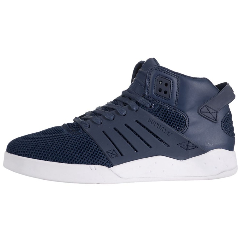 Supra SkyTop III Women\'s Skate Shoes Navy | EAX-352487