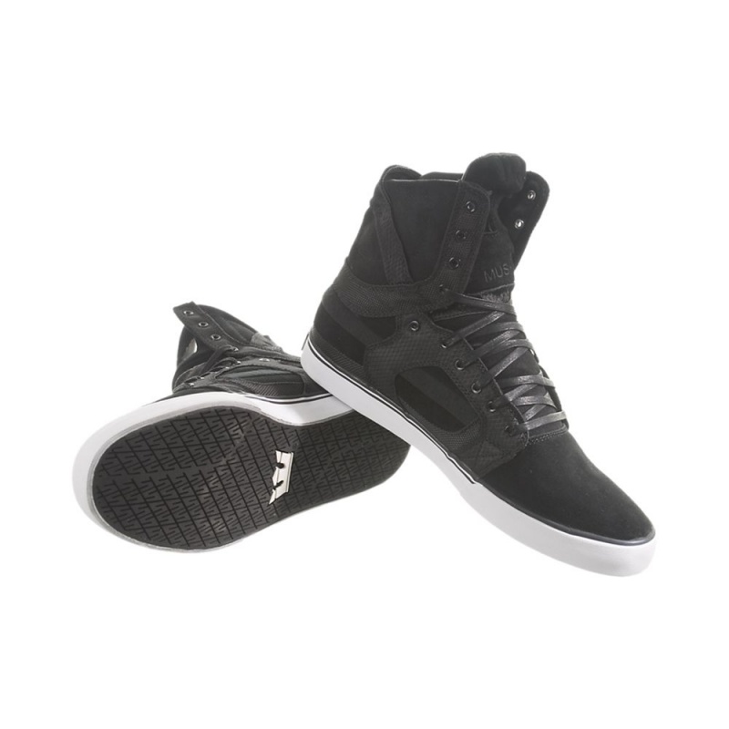 Supra SkyTop II Men's High Tops Black | MIX-318607