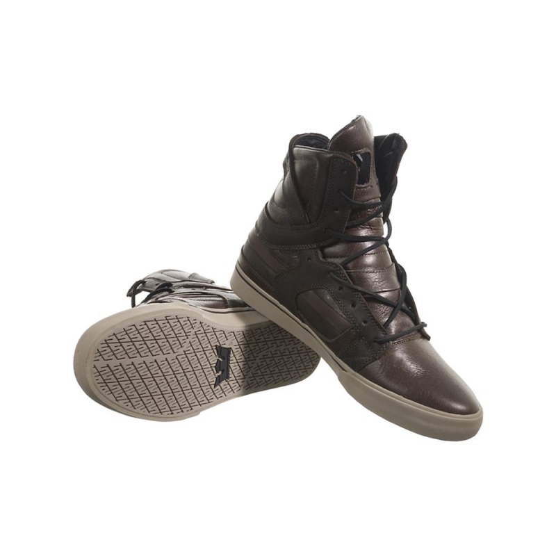 Supra SkyTop II Men's High Tops Brown | QOG-650794