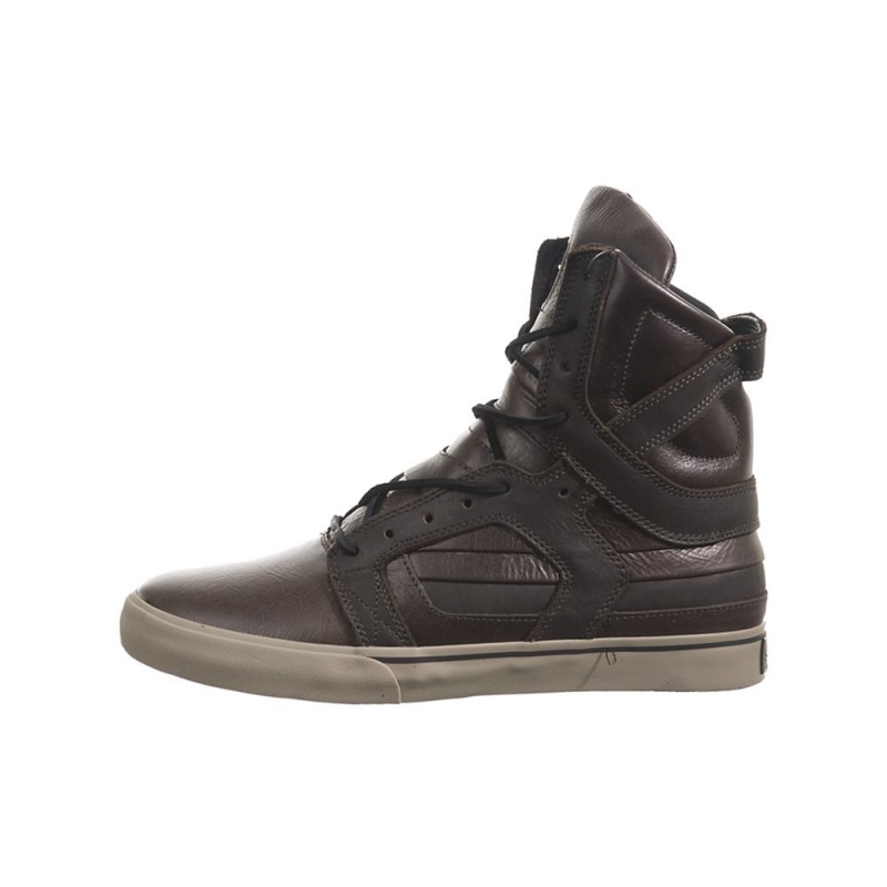 Supra SkyTop II Men\'s High Tops Brown | QOG-650794