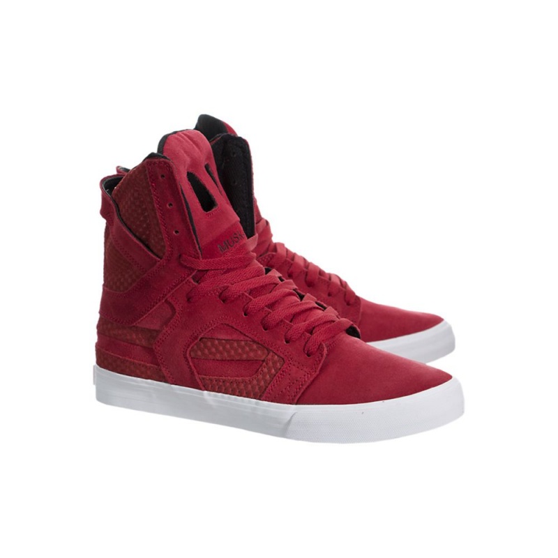 Supra SkyTop II Men's High Tops Red | EBQ-736528