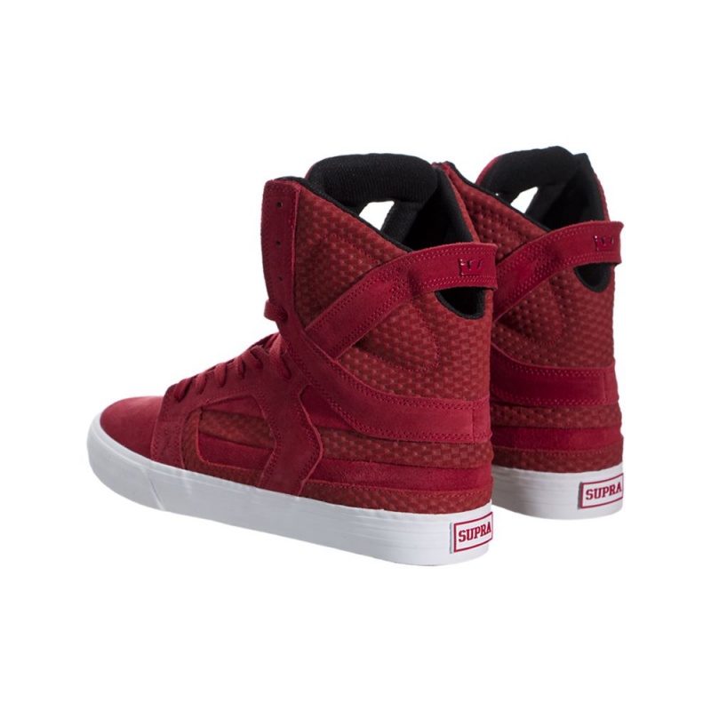 Supra SkyTop II Men's High Tops Red | EBQ-736528