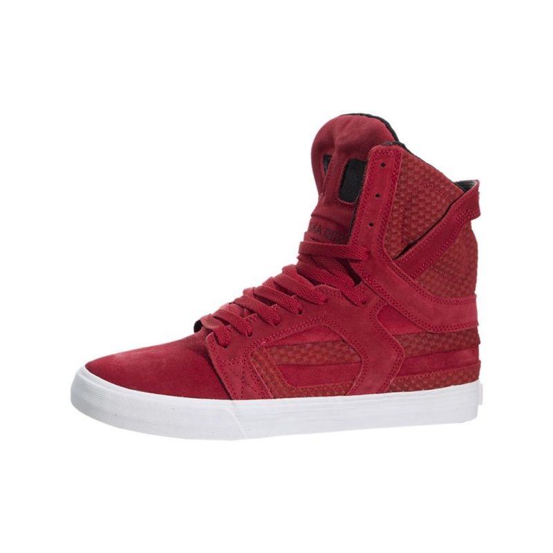 Supra SkyTop II Men\'s High Tops Red | EBQ-736528