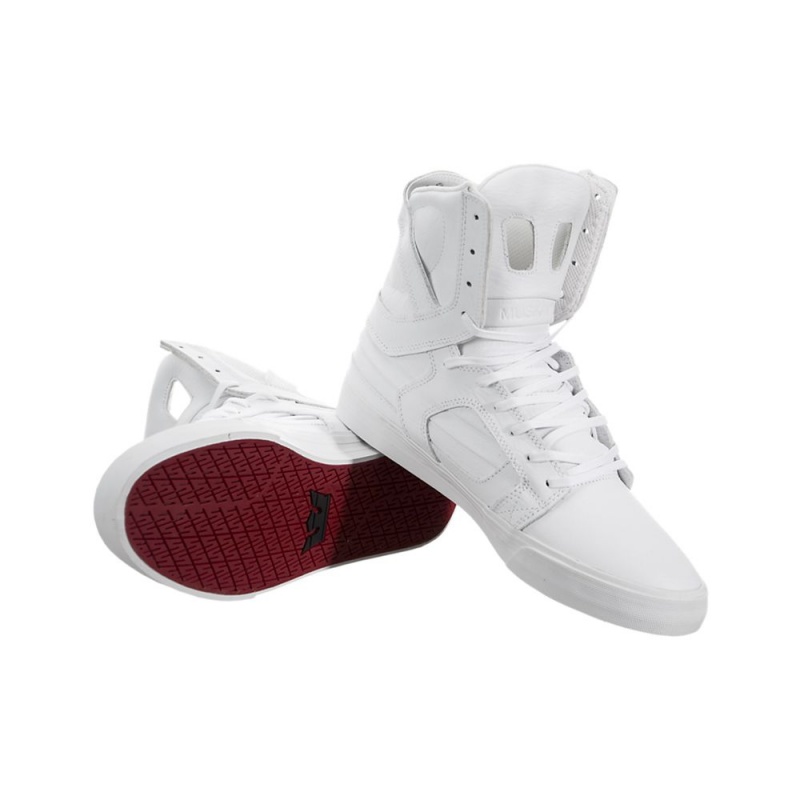 Supra SkyTop II Men's High Tops White | ZFA-206537