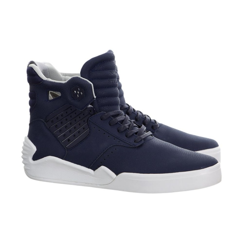 Supra SkyTop IV Men's High Tops Navy | VJR-207596