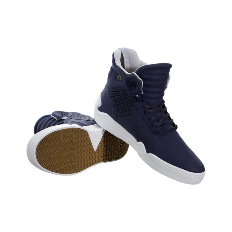 Supra SkyTop IV Men's High Tops Navy | VJR-207596