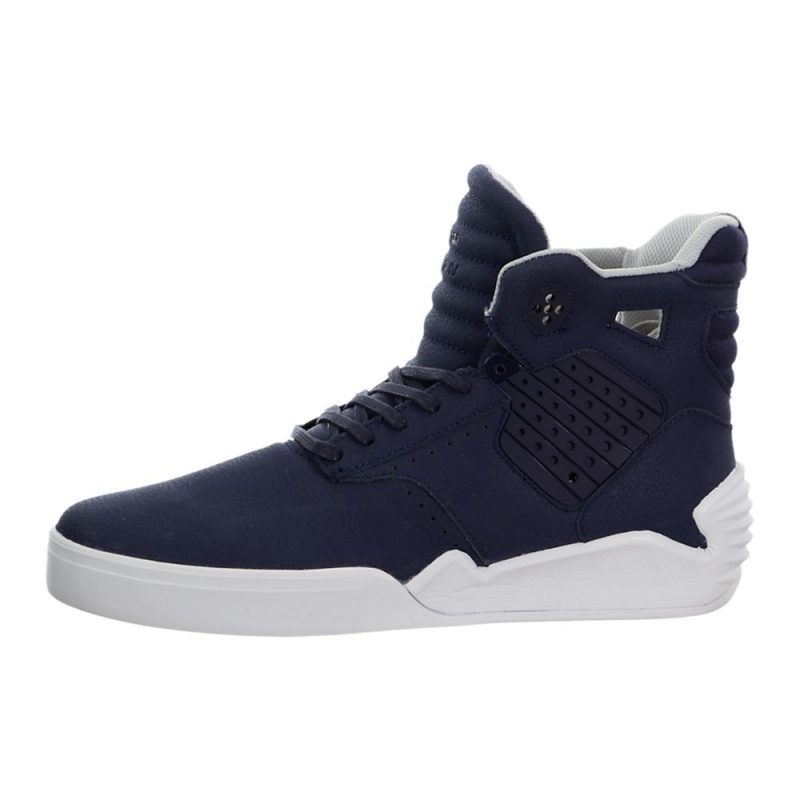 Supra SkyTop IV Men\'s High Tops Navy | VJR-207596