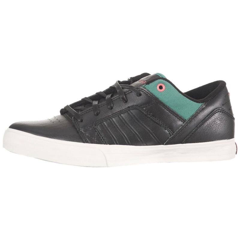 Supra SkyTop Low Men\'s Low Tops Black | CZH-768109