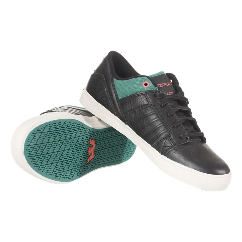 Supra SkyTop Low Women's Low Tops Black | YEB-507263