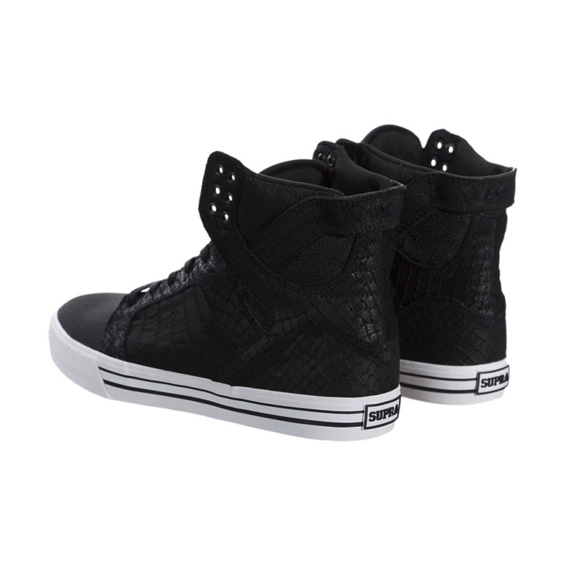 Supra SkyTop Men's High Tops Black | BOJ-458219