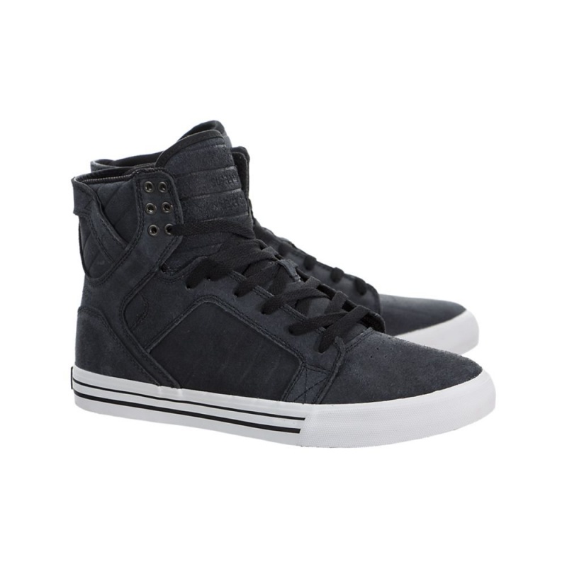 Supra SkyTop Men's High Tops Black | DGI-146958