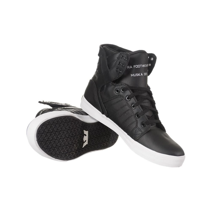 Supra SkyTop Men's High Tops Black | FZE-278436