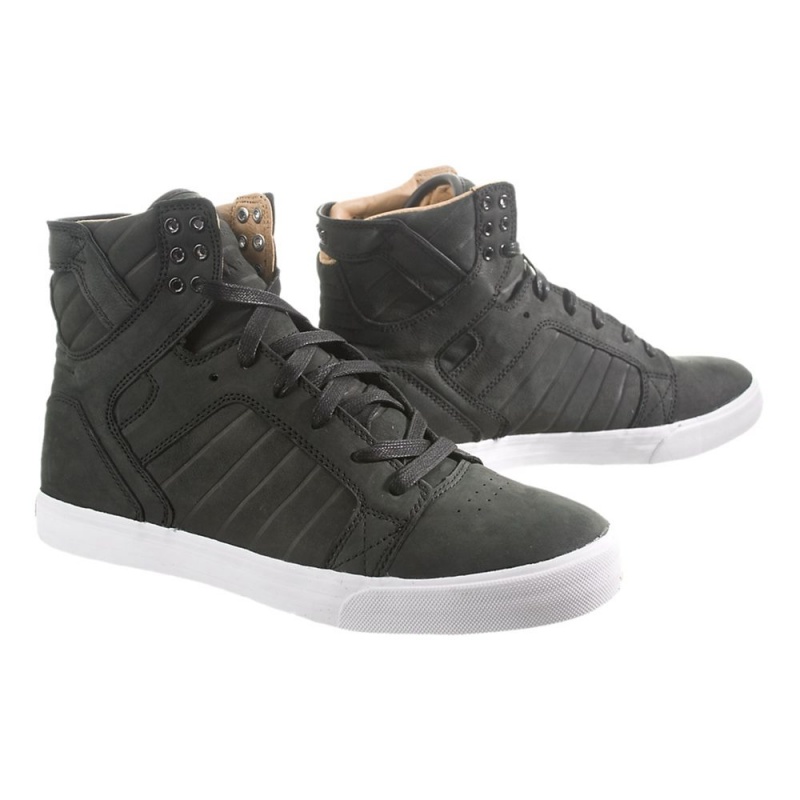 Supra SkyTop Men's High Tops Black | HLZ-268053