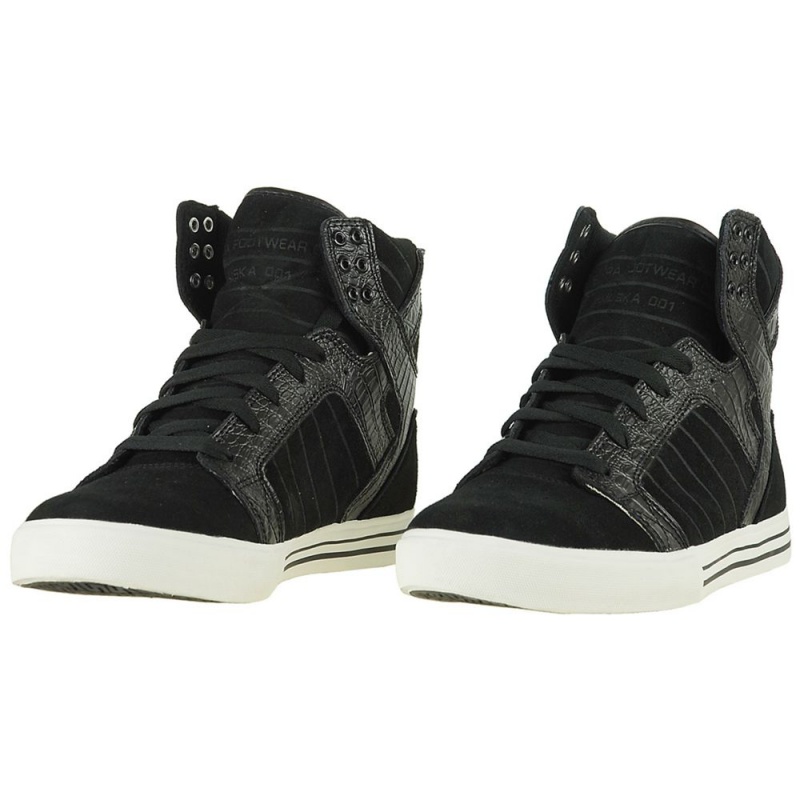 Supra SkyTop Men's High Tops Black | JDK-473201