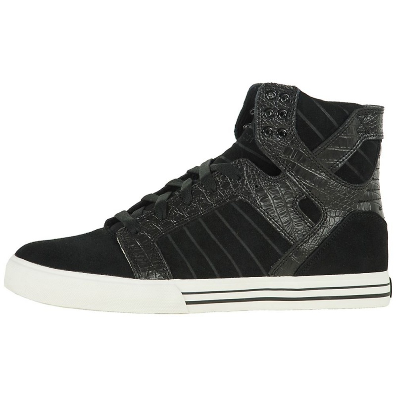 Supra SkyTop Men\'s High Tops Black | JDK-473201