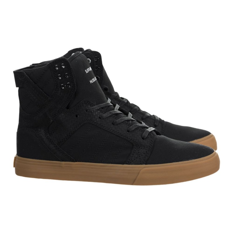 Supra SkyTop Men's High Tops Black | NME-893047