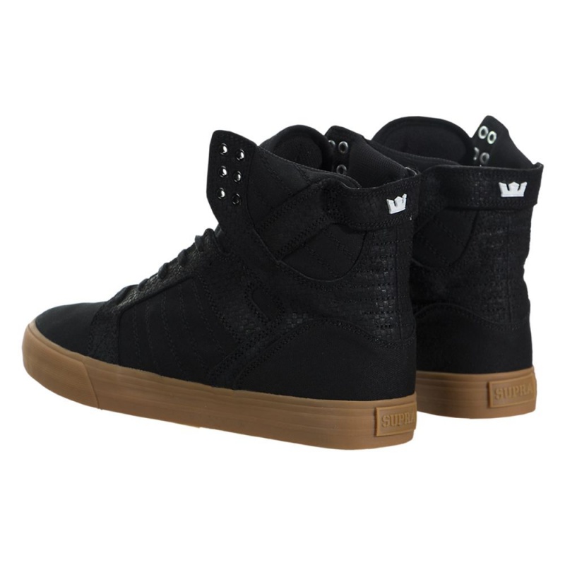 Supra SkyTop Men's High Tops Black | NME-893047