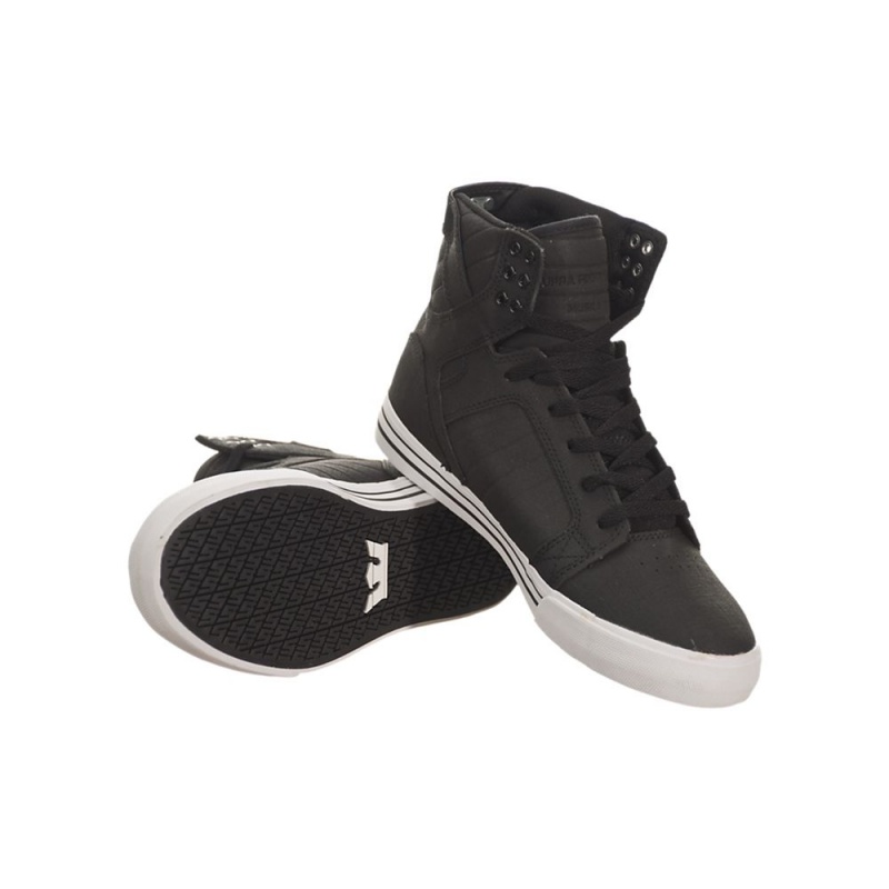 Supra SkyTop Men's High Tops Black | VZT-145720