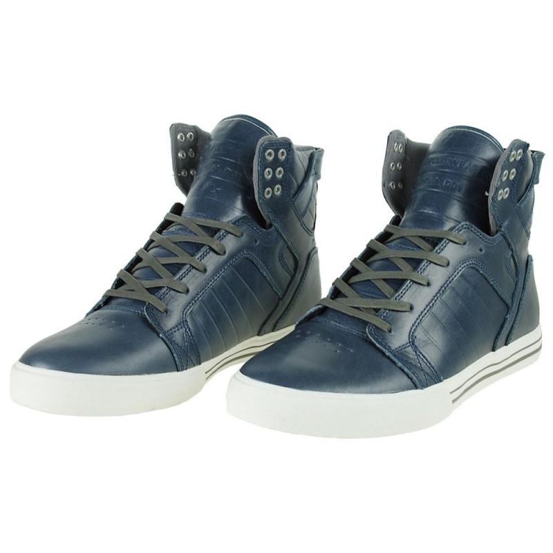 Supra SkyTop Men's High Tops Blue | KWF-936257