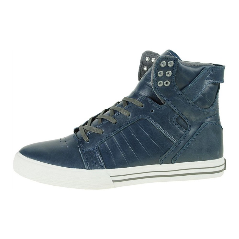 Supra SkyTop Men\'s High Tops Blue | KWF-936257