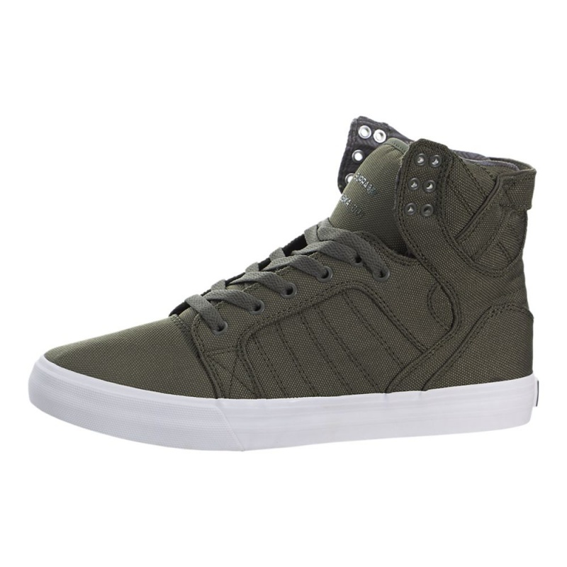 Supra SkyTop Men\'s High Tops Green | LFI-493061