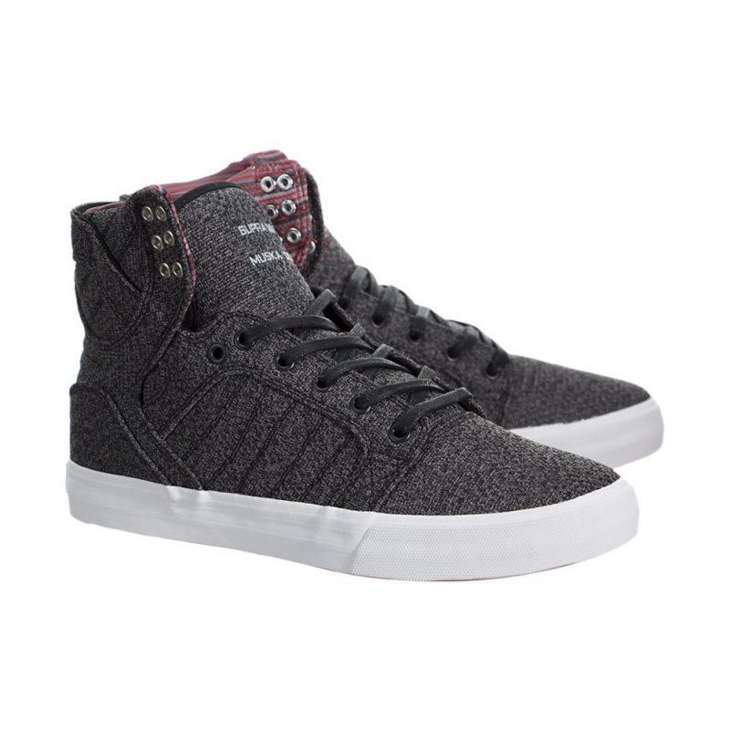 Supra SkyTop Men's High Tops Grey | AIZ-590813