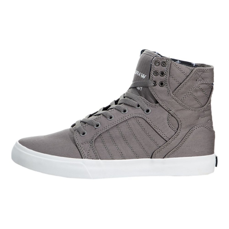 Supra SkyTop Men\'s High Tops Grey | DAW-206189