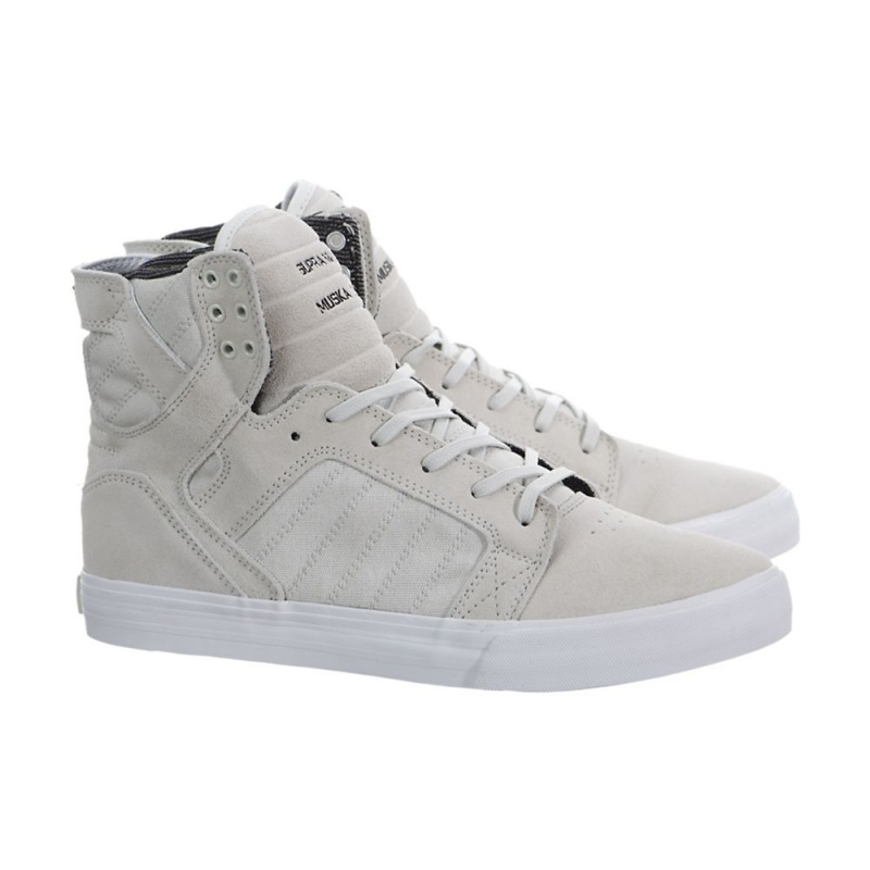 Supra SkyTop Men's High Tops Grey | HMA-087695