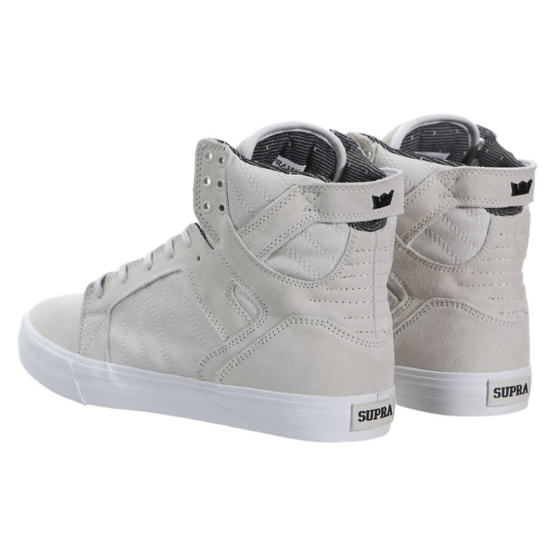 Supra SkyTop Men's High Tops Grey | HMA-087695