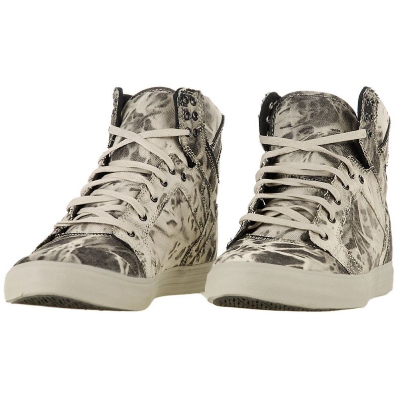 Supra SkyTop Men's High Tops Grey | URT-289365