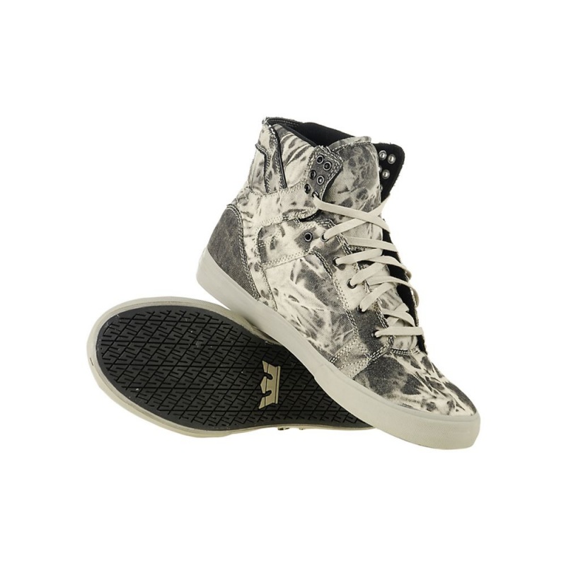 Supra SkyTop Men's High Tops Grey | URT-289365