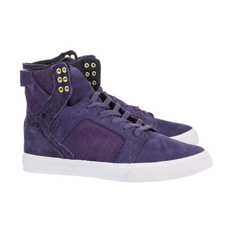 Supra SkyTop Men's High Tops Purple | KMF-621937