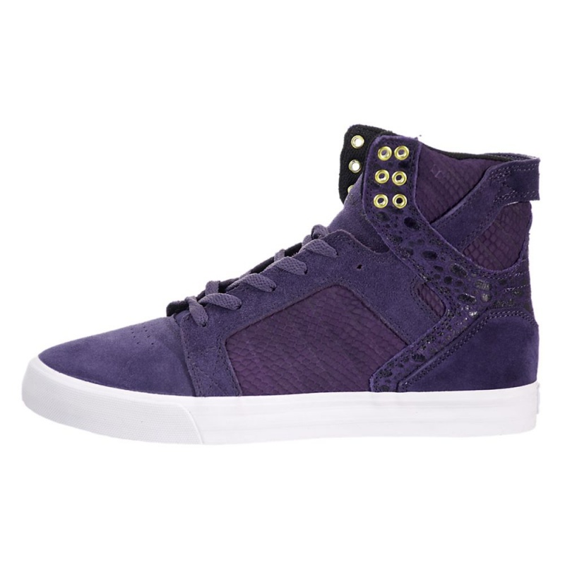 Supra SkyTop Men\'s High Tops Purple | KMF-621937