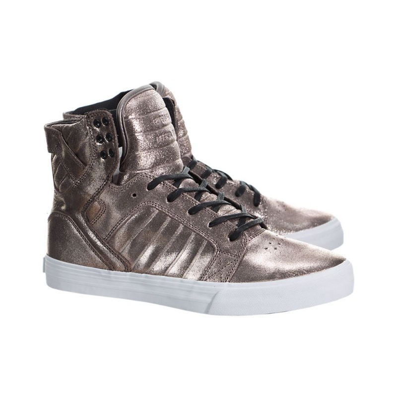 Supra SkyTop Men's High Tops Rose Gold | ZWP-179032