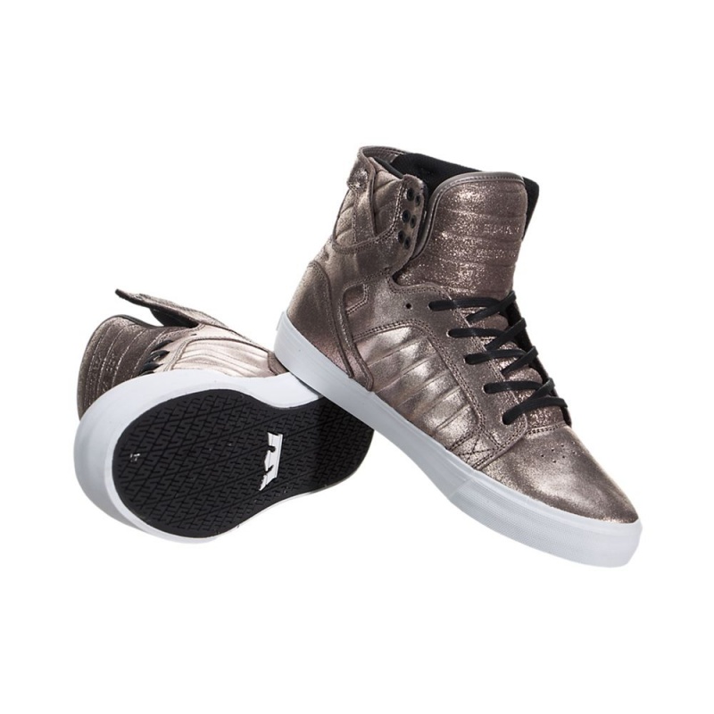 Supra SkyTop Men's High Tops Rose Gold | ZWP-179032