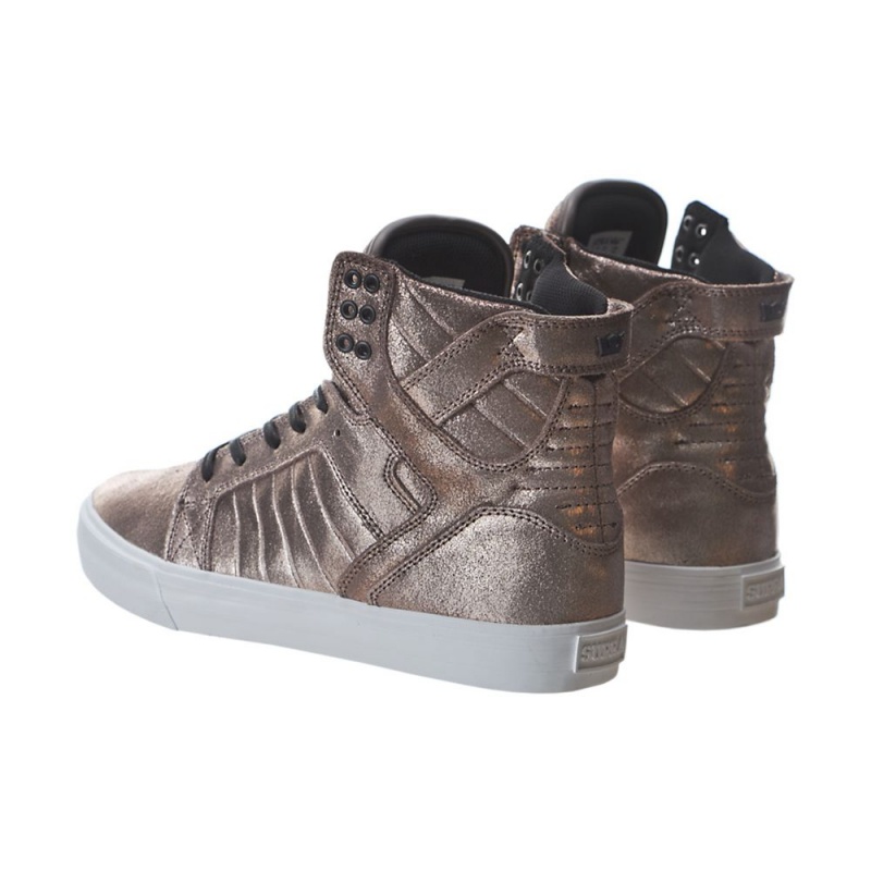 Supra SkyTop Men's High Tops Rose Gold | ZWP-179032