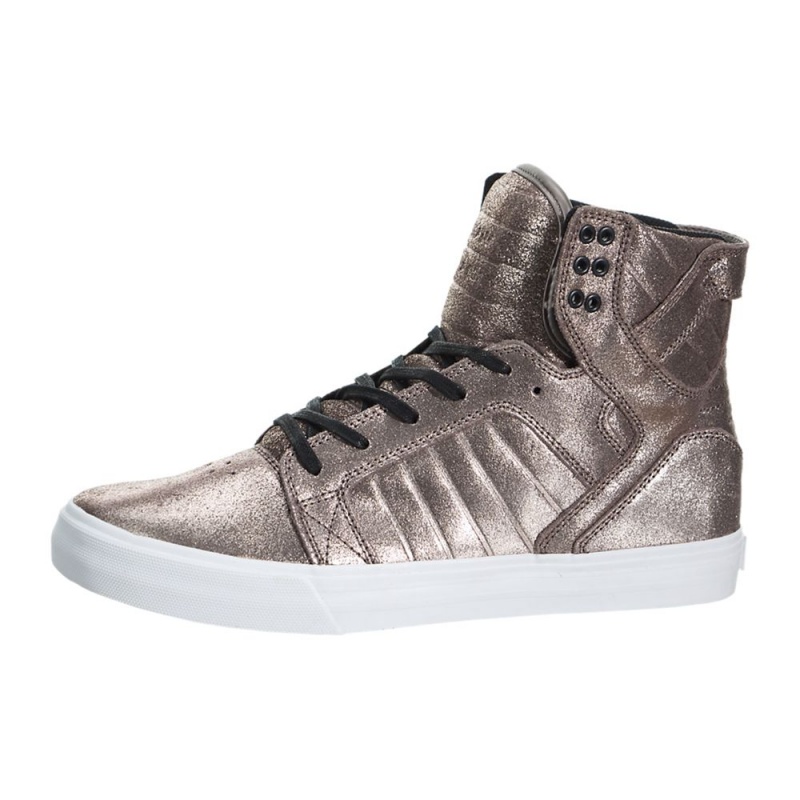 Supra SkyTop Men\'s High Tops Rose Gold | ZWP-179032