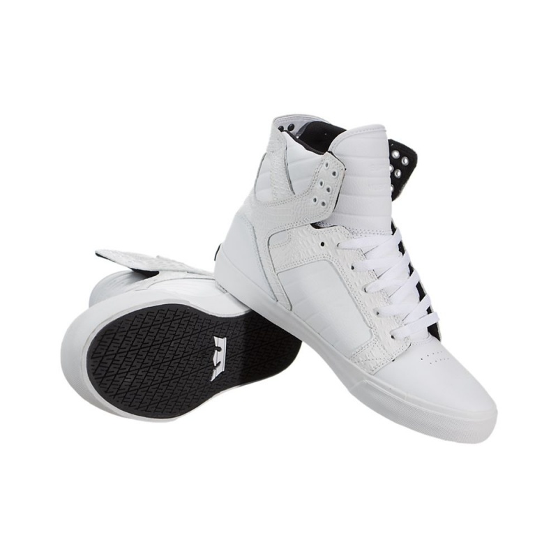 Supra SkyTop Men's High Tops White | HNB-079184