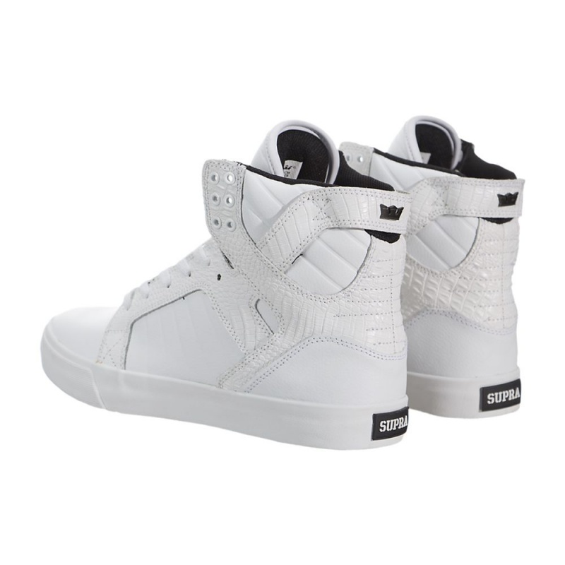 Supra SkyTop Men's High Tops White | HNB-079184